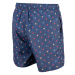 Pánske plavky ARENA MENS BEACH BOXER ALLOVER-540-grey blue microflowers multi