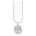 Thomas Sabo KE2220-007-21-L45V Silver necklace with Tree of Love pendant u. weißer Emaille