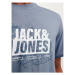 Jack&Jones Tričko Map 12257908 Modrá Regular Fit