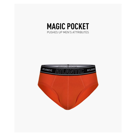 Men's briefs ATLANTIC Magic Pocket - orange