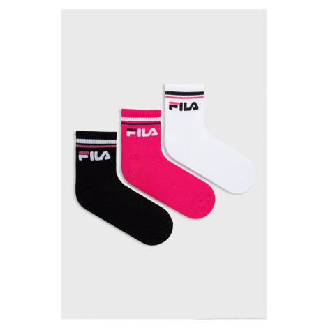 Ponožky Fila dámske, fialová farba