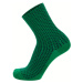 SANTINI Cyklistické ponožky klasické - SFERA - zelená/čierna