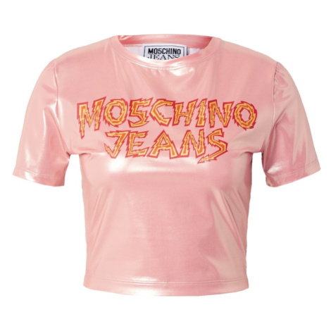 Moschino Jeans Tričko  oranžová / ružová / červená