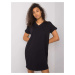 RUE PARIS Black cotton dress for women