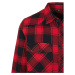 Build Your Brand Pánska košeľu 4002 Red-Black