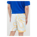 Šortky adidas Originals Adiplay Allover Print Shorts HC2133-SKTIN/ACRO, pánske, biela farba,