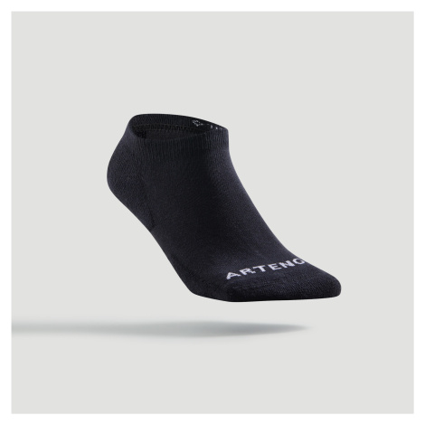 Nízke tenisové ponožky RS 100 3 páry čierne ARTENGO