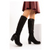 Fox Shoes Black Women's Boots