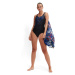 Speedo hyperboom allover medalist black/true cobalt/curious blue