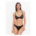 Calvin Klein Underwear Stringové nohavičky 000QF6878E Čierna