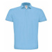 B&amp;C Unisex polokošele PUI10 Light Blue