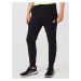 ADIDAS SPORTSWEAR Športové nohavice 'Essentials Fleece'  čierna / biela