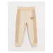 LC Waikiki Baby Boy Tracksuit Bottoms with an Elastic Printed Waist.