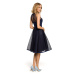 Made Of Emotion Dress M148 Navy Blue