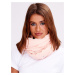 Airy scarf with cubic zirconia and light pink rhinestones