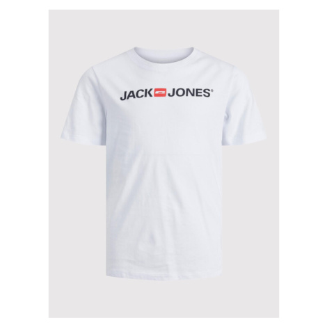 Jack&Jones Junior Tričko Corp 12212865 Biela Regular Fit