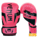 Venum ELITE BOXING GLOVES KIDS - EXCLUSIVE FLUO Detské boxerské rukavice, ružová, veľkosť