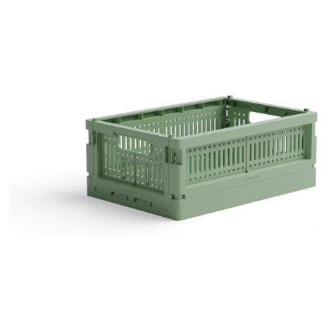 Skladacia prepravka mini Made Crate - green bean green