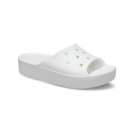 Dámske šlapky (plážová obuv) CROCS Classic Platform Slide white