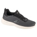 Tmavosivé pohodlné tenisky Skechers Dynamight 58360-BLK