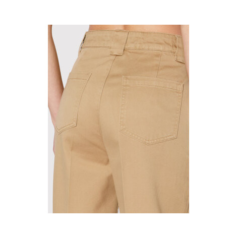 United Colors Of Benetton Chino nohavice 4T33DF005 Hnedá Cropped Fit
