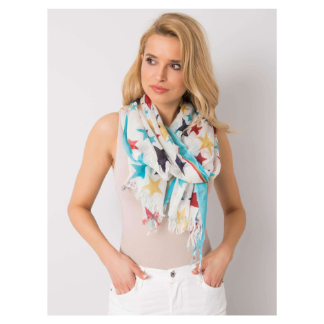 Blue scarf with star motif