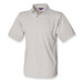 Henbury Pánske polo tričko H400 Heather Grey