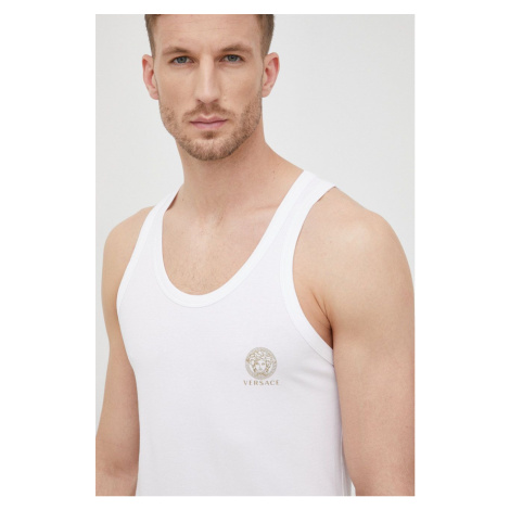 Tričko Versace pánske, biela farba,, AUU01012 A232741