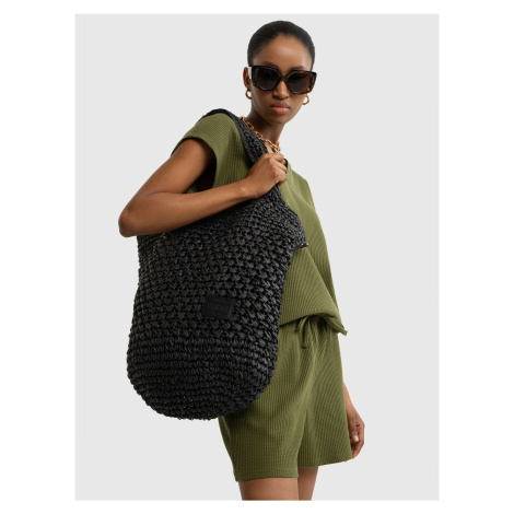 Big Star Knitted Handbag Black