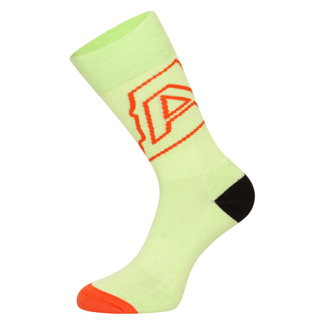 ALPINE PRO PHALTE aspen green merino wool socks