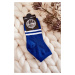 Youth Cotton Ankle Socks Blue