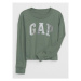 Gap Mikina 788206-02 Zelená Regular Fit