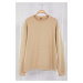 Trendyol Stone Oversize/Wide Cut Piping Sweatshirt