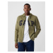 GAP Zip Hoodie Logo - Men's