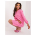 Pink airy dress with 3/4 sleeves SUBLEVEL