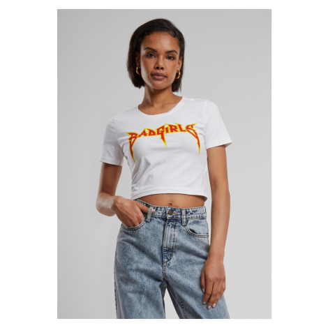 Badgirls Cropped Tee White mister tee