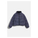 Bunda Karl Lagerfeld Transformer Boucle Jacket Blue/Red Boucle