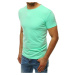 Svetlo-zelené pánske tričko bez potlače RX4193