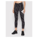 Adidas Legíny Sportswear Future Icons Feel Fierce Graphic H67085 Sivá Slim Fit