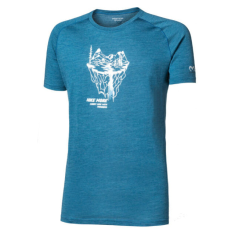 Progress TASMAN Pánske funkčné tričko z Merina, modrá, veľkosť