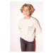 DEFACTO Boys' New Regular Fit Crew Neck Pocket Printed Sweatshirt