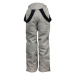 ALPINE PRO GUSTO Detské lyžiarske nohavice, sivá, veľkosť