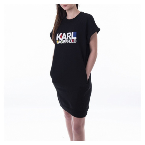 Karl Lagerfeld Bauhaus Logo Sweat Dress 201W1817 999