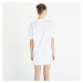 Calvin Klein Jeans Multi Placement Logo Tee Dress Bright White