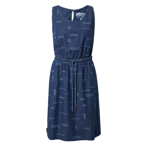 alife &amp; kickin Letné šaty &#039;DojaAK&#039;  modrá denim / svetlomodrá