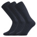 Boma Pracovní Pánske ponožky - 3 páry BM000001029900154929 antracit