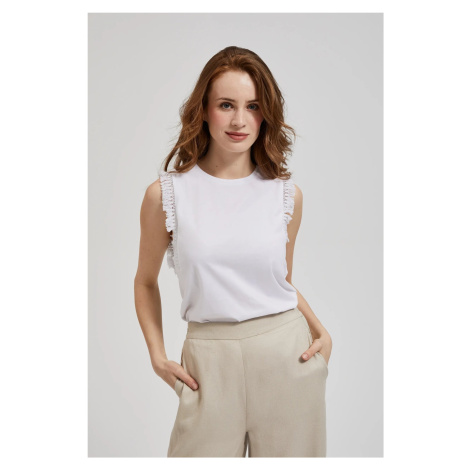 Women's top MOODO - white