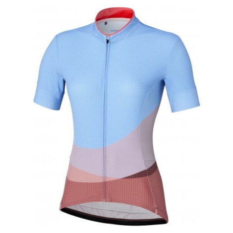 Women's cycling jersey Shimano Sumire Jersey Blue/Orange