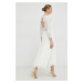Šaty Ivy Oak biela farba,maxi,áčkový strih,IO1100X7772
