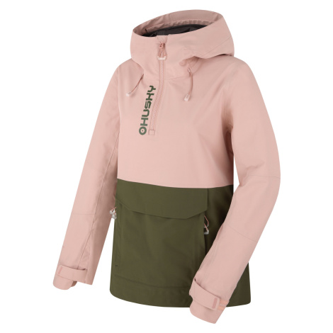 Husky Dámska outdoor bunda Nabbi L lt. pink/khaki